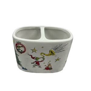 Grinch Toothbrush Holder  Christmas Bathroom Accents